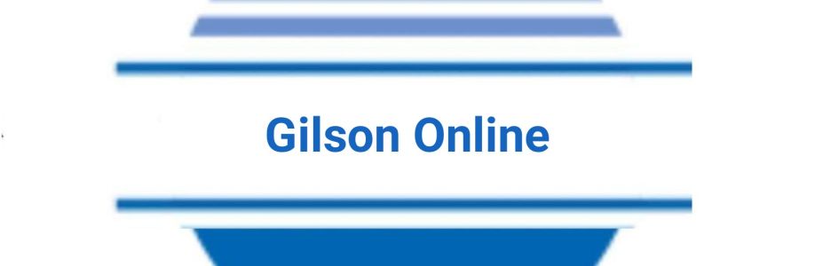 Gilson Online Cover Image