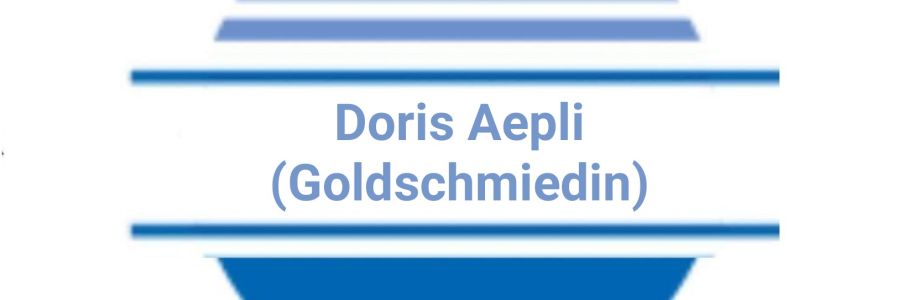 Doris Aepli (Goldschmiedin) Cover Image