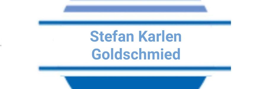 Stefan Karlen Goldschmied Cover Image