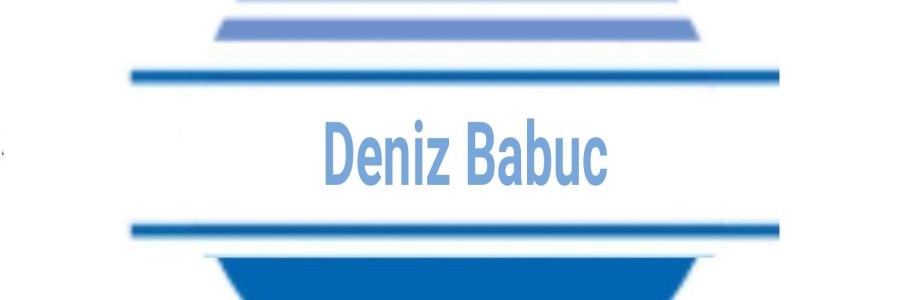 Deniz Babuc Cover Image