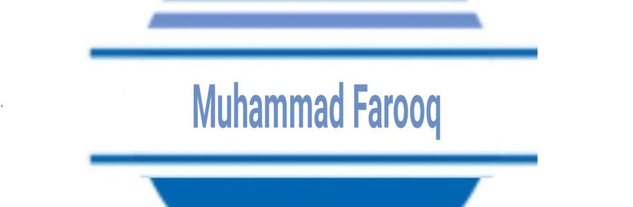 Muhammad Farooq Cover Image