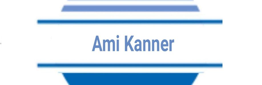 Ami Kanner Cover Image