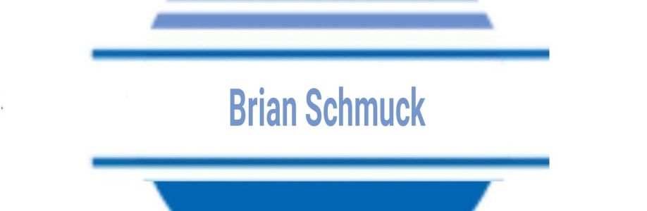 Brian Schmuck Cover Image