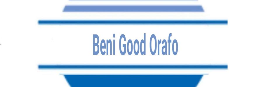 Beni Good Orafo Cover Image