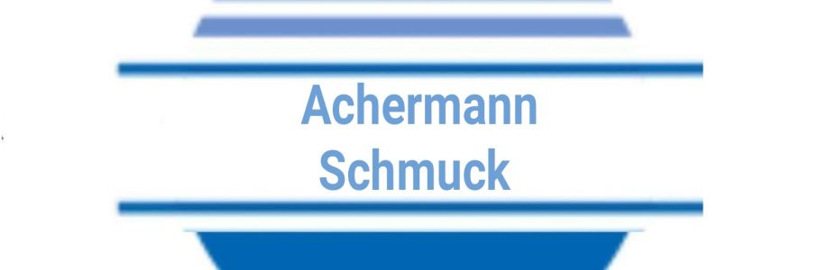Achermann Schmuck Cover Image
