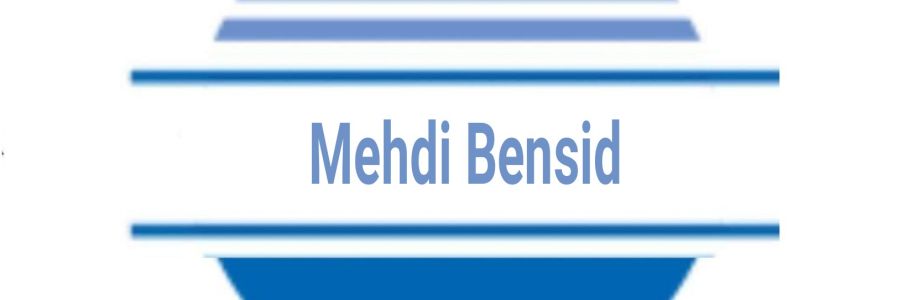 Mehdi Bensid Cover Image