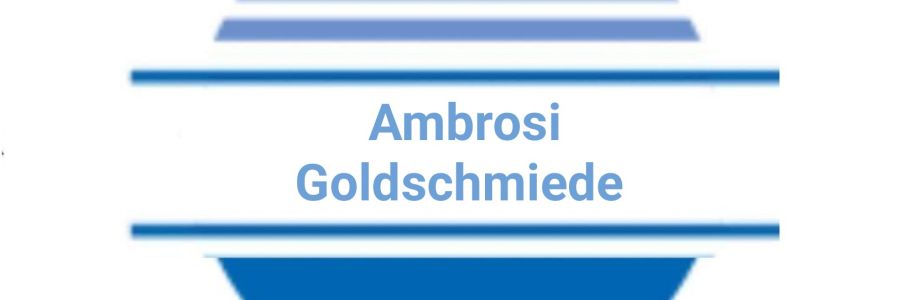 Ambrosi Goldschmiede Cover Image