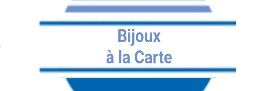 Bijoux à la Carte Cover Image