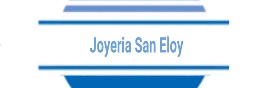 Joyeria San Eloy Cover Image