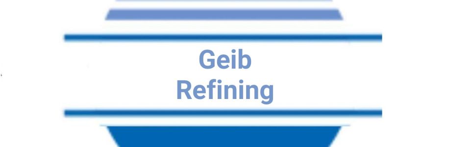 Geib Refining Cover Image
