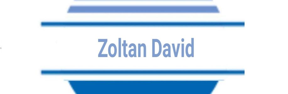Zoltan David Cover Image