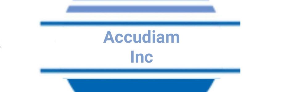 Accudiam Inc Cover Image