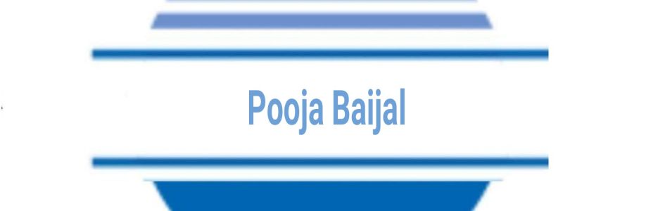 Pooja Baijal Cover Image