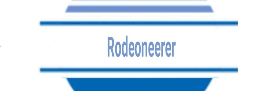 rodeoneerer Cover Image