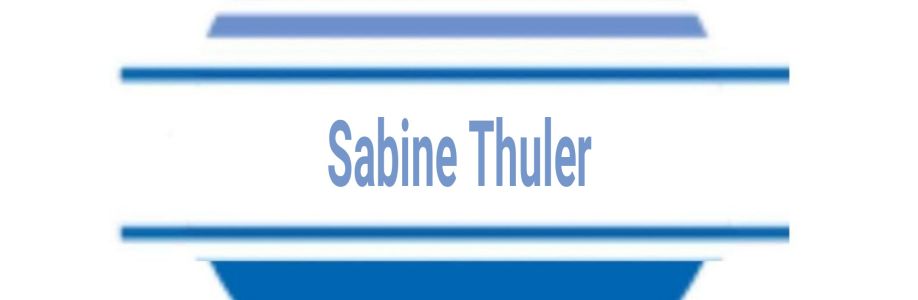 Sabine Thuler Cover Image