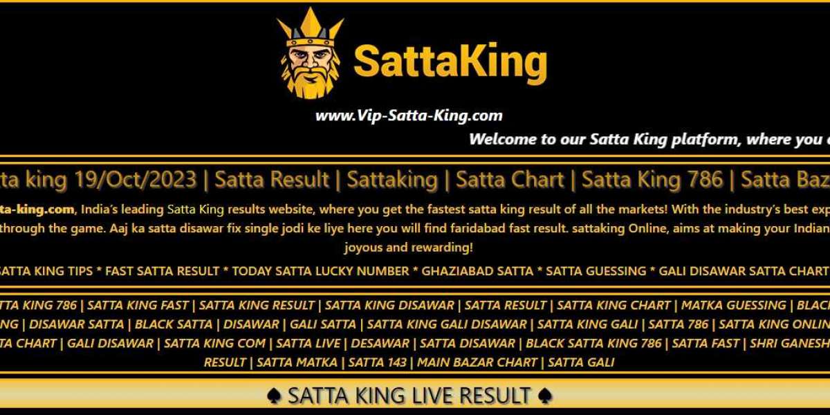 Satta King: How to Navigate the World of Betting Royalty