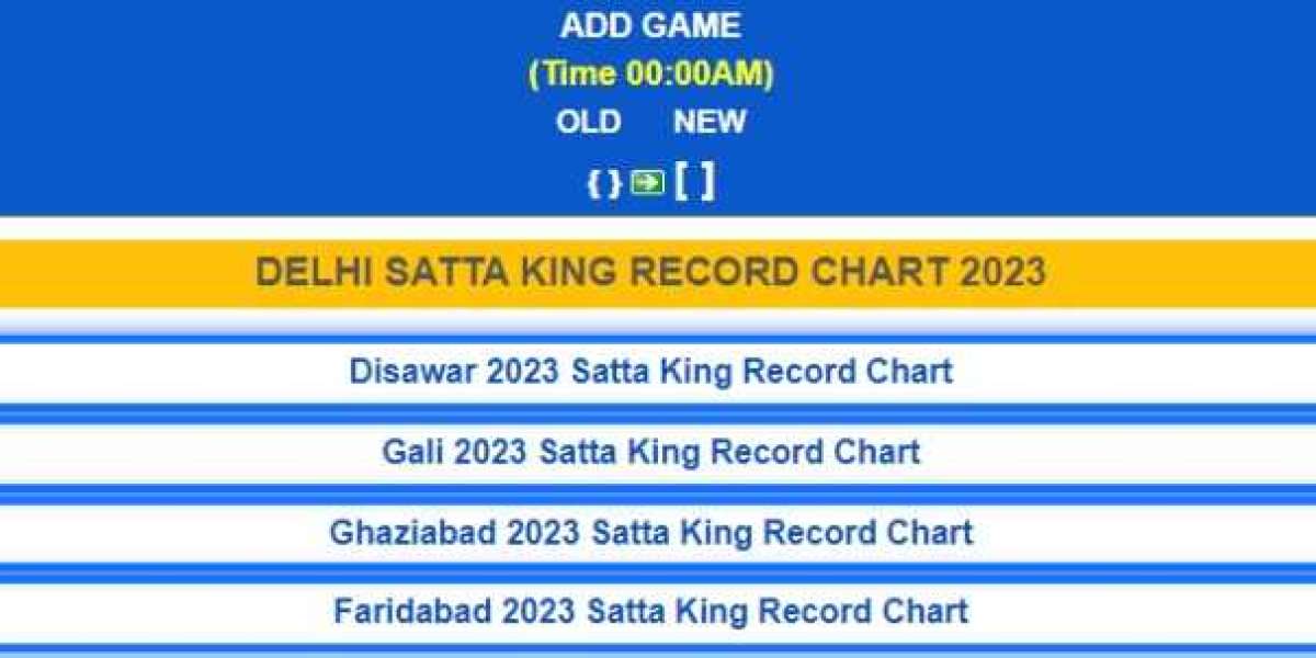 Satta King Chart Unveiled: Understanding the Game Patterns