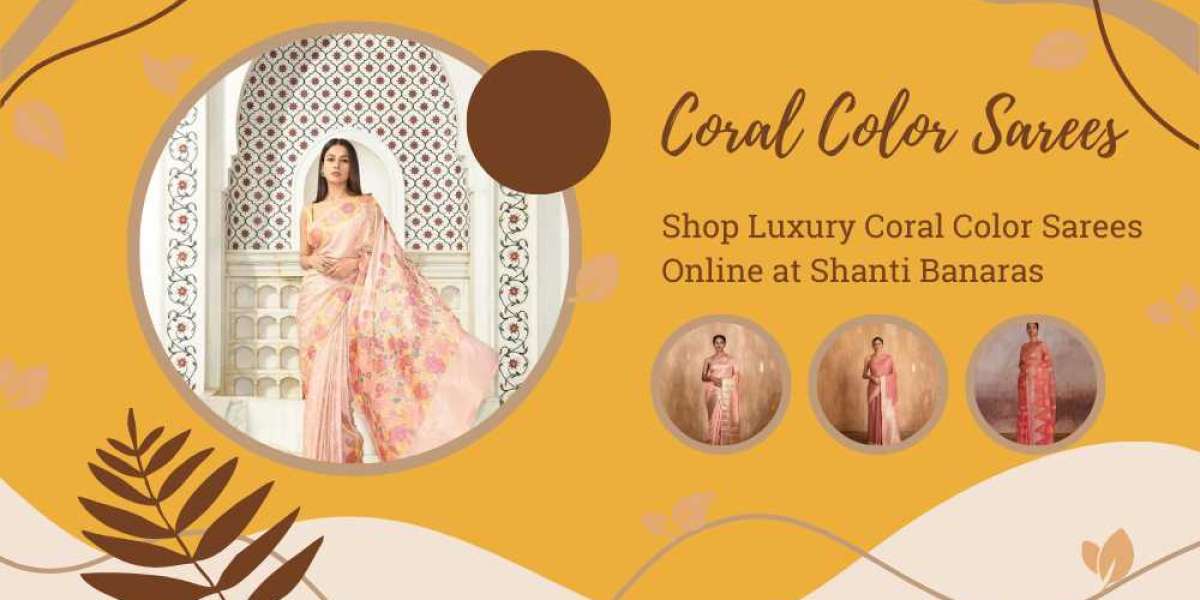 Captivating Coral: Embrace the Radiance of Colorful Sarees