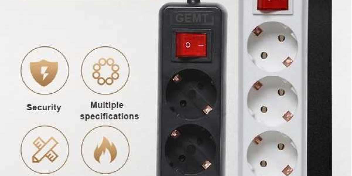 Cable Power Strip With Switch Overload Protection Multi Extension Socket