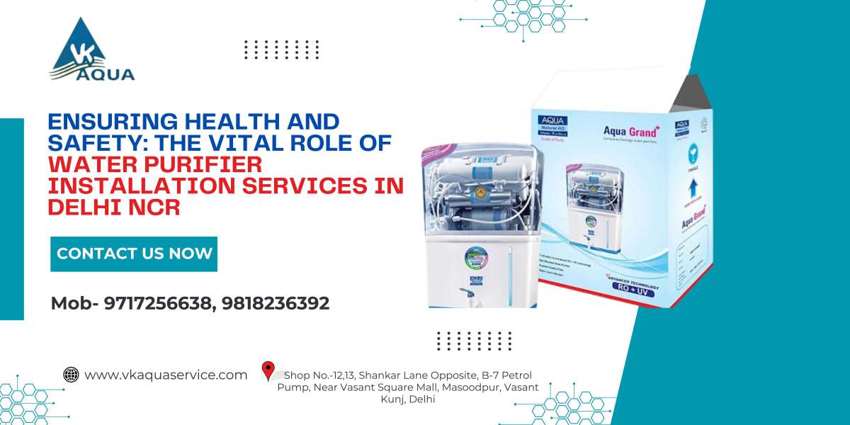 Ensuring Health and Safety: The Vital Role of Water Purifier Installation Services in Delhi NCR